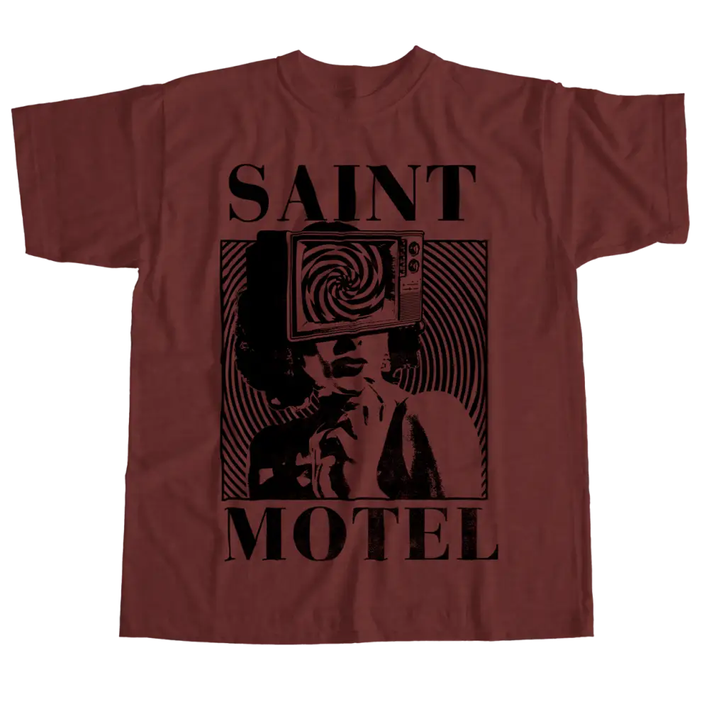 Maroon Hypno Tee