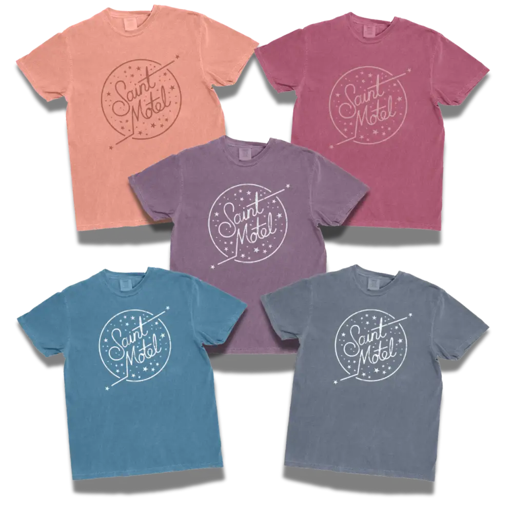 Limited Edition Star Logo Tee: Afterglow Edition - Saint Motel merch