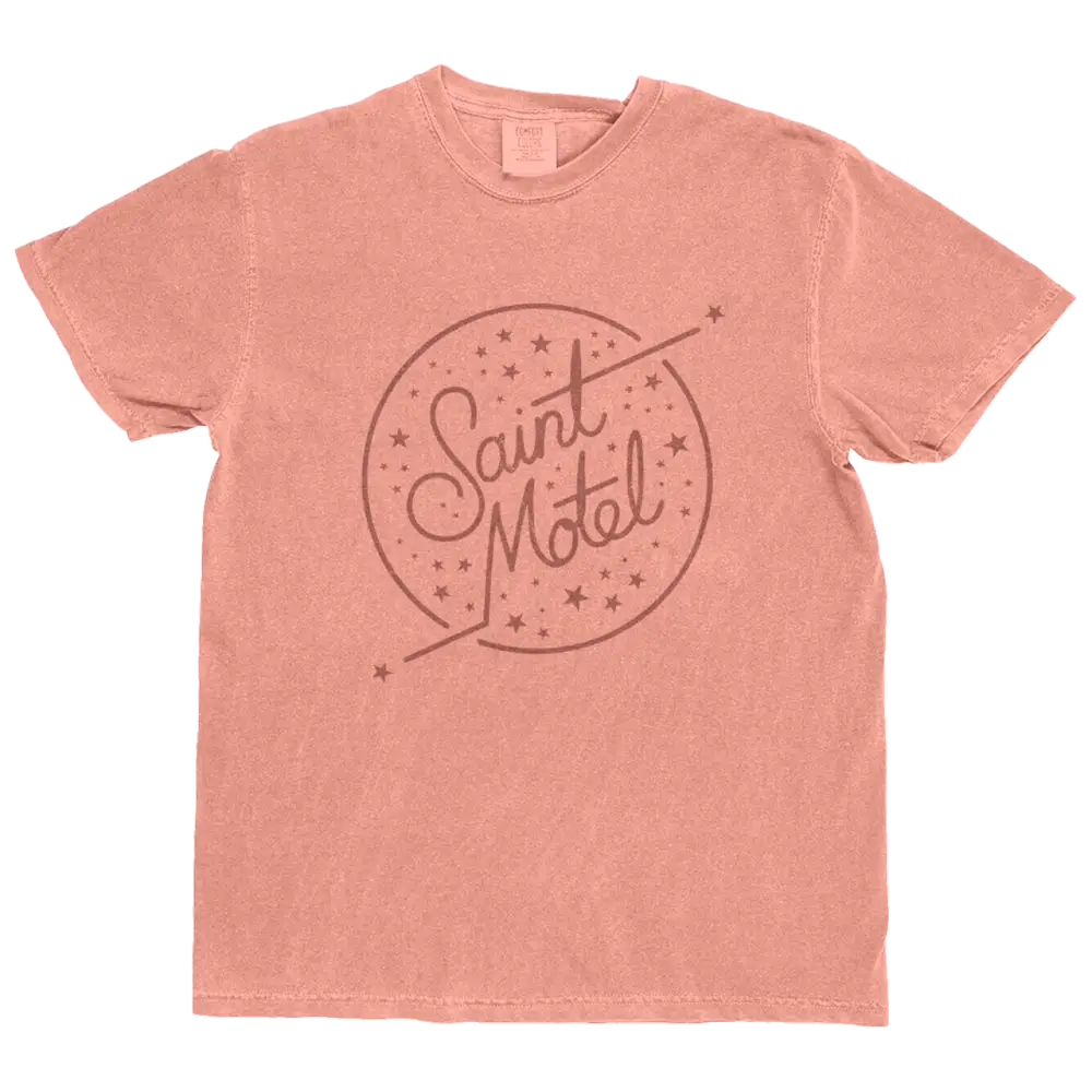 Limited Edition Star Logo Tee: Afterglow Edition - Terracotta / S - Saint Motel merch