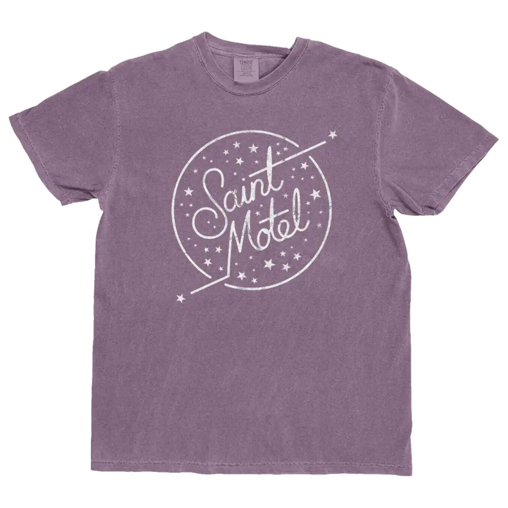 Limited Edition Star Logo Tee: Afterglow Edition - Wine / S - Saint Motel merch