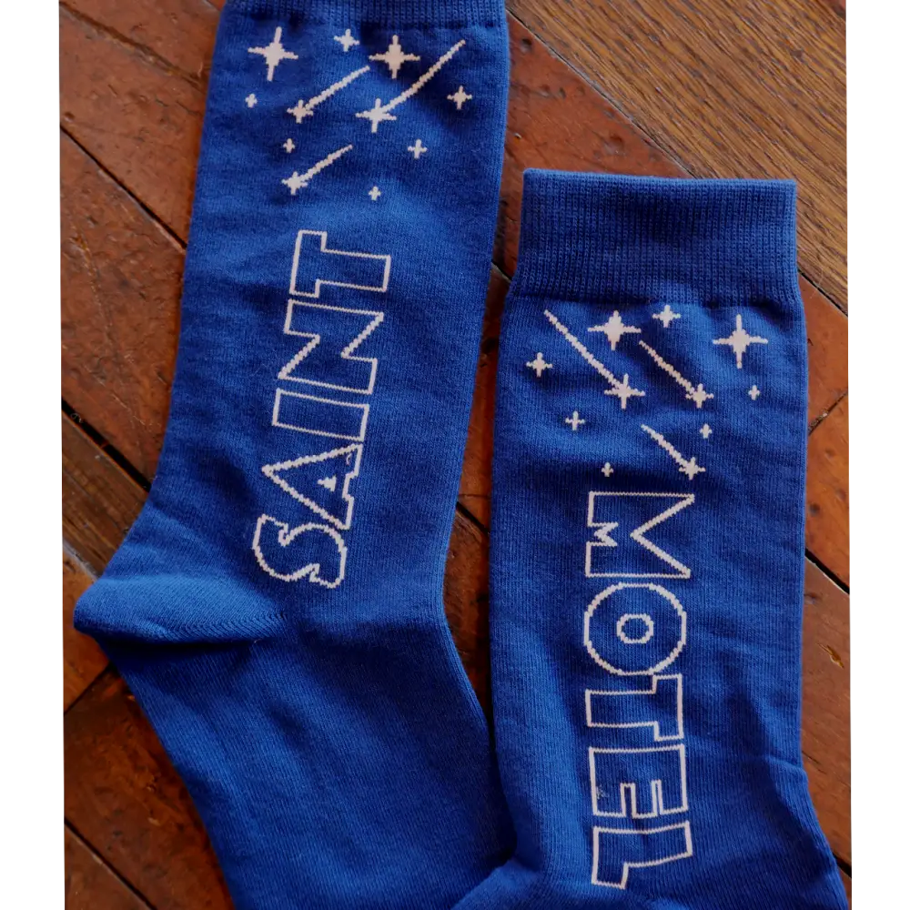 Navy Socks - Saint Motel merch
