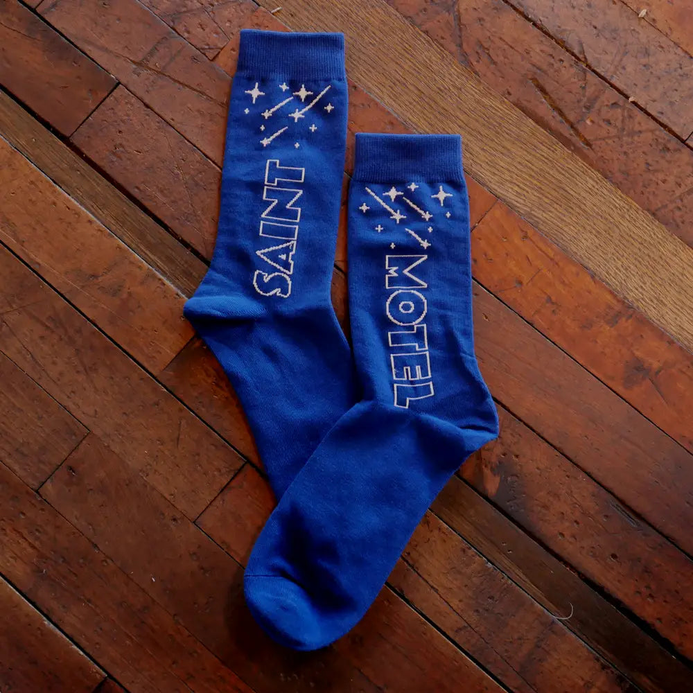 Navy Socks - Saint Motel merch