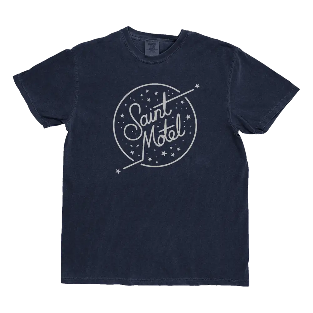NAVY STAR LOGO TEE - Saint Motel merch