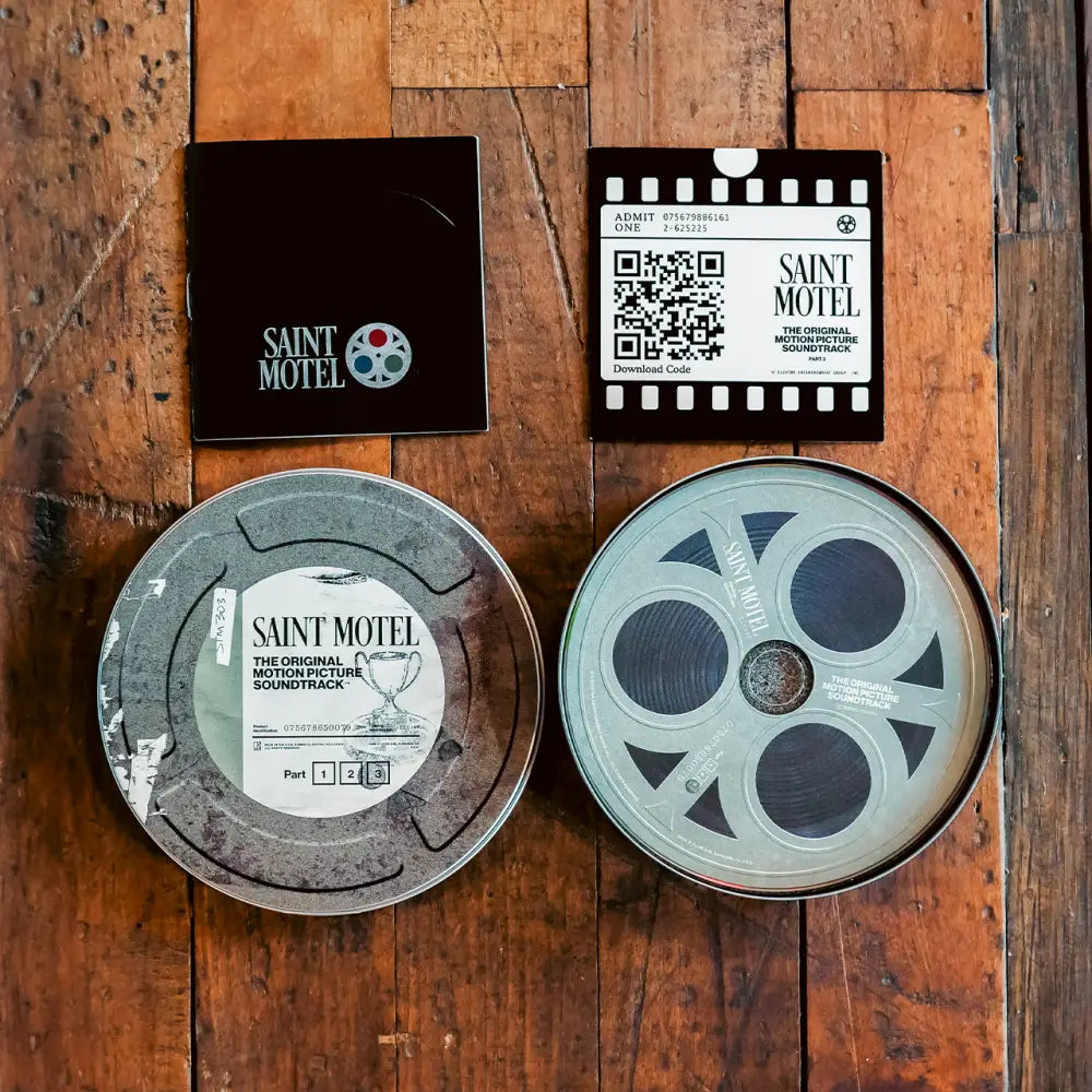 PICTURE SOUNDTRACK: 3 PART FILM REEL CANISTER BOXSET LIMITED EDITION - Saint Motel merch