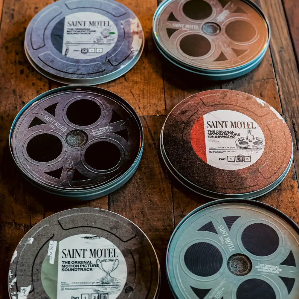PICTURE SOUNDTRACK: 3 PART FILM REEL CANISTER BOXSET LIMITED EDITION - Saint Motel merch