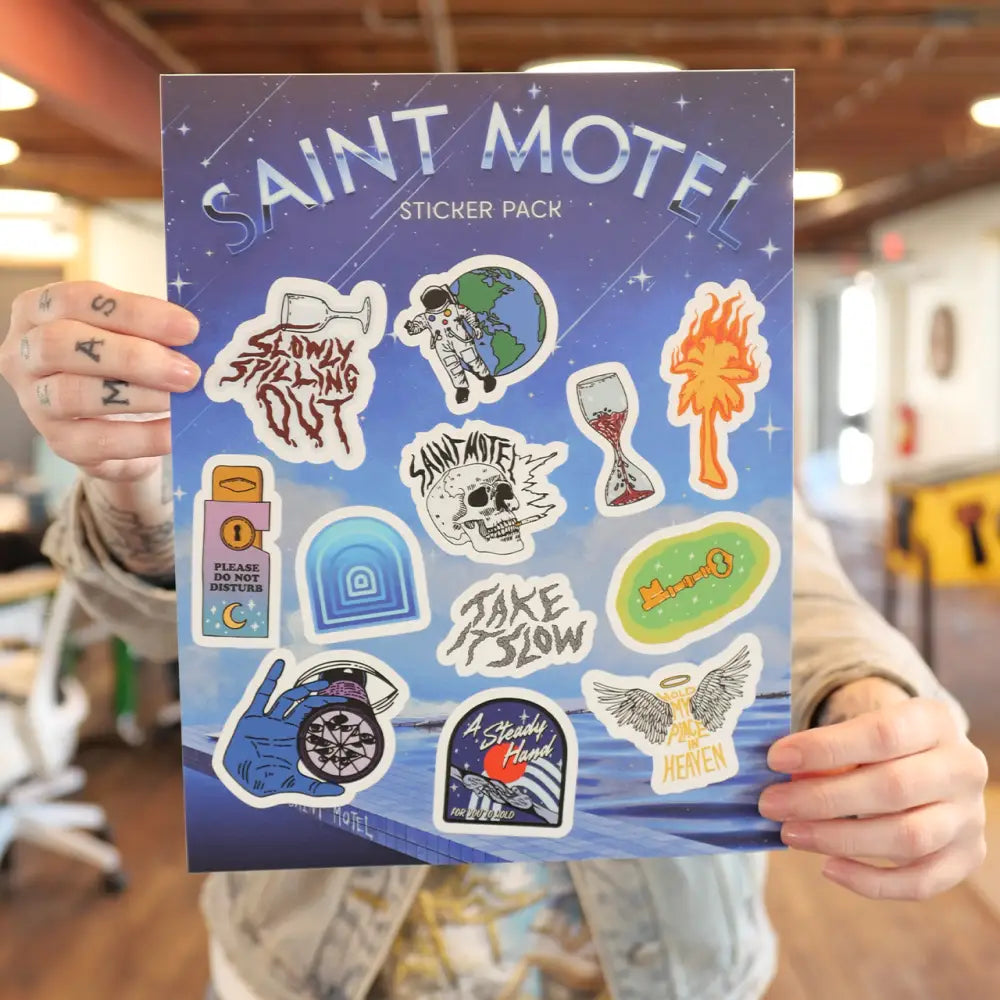 SYMPHONY IN THE SKY STICKER PACK - Saint Motel merch