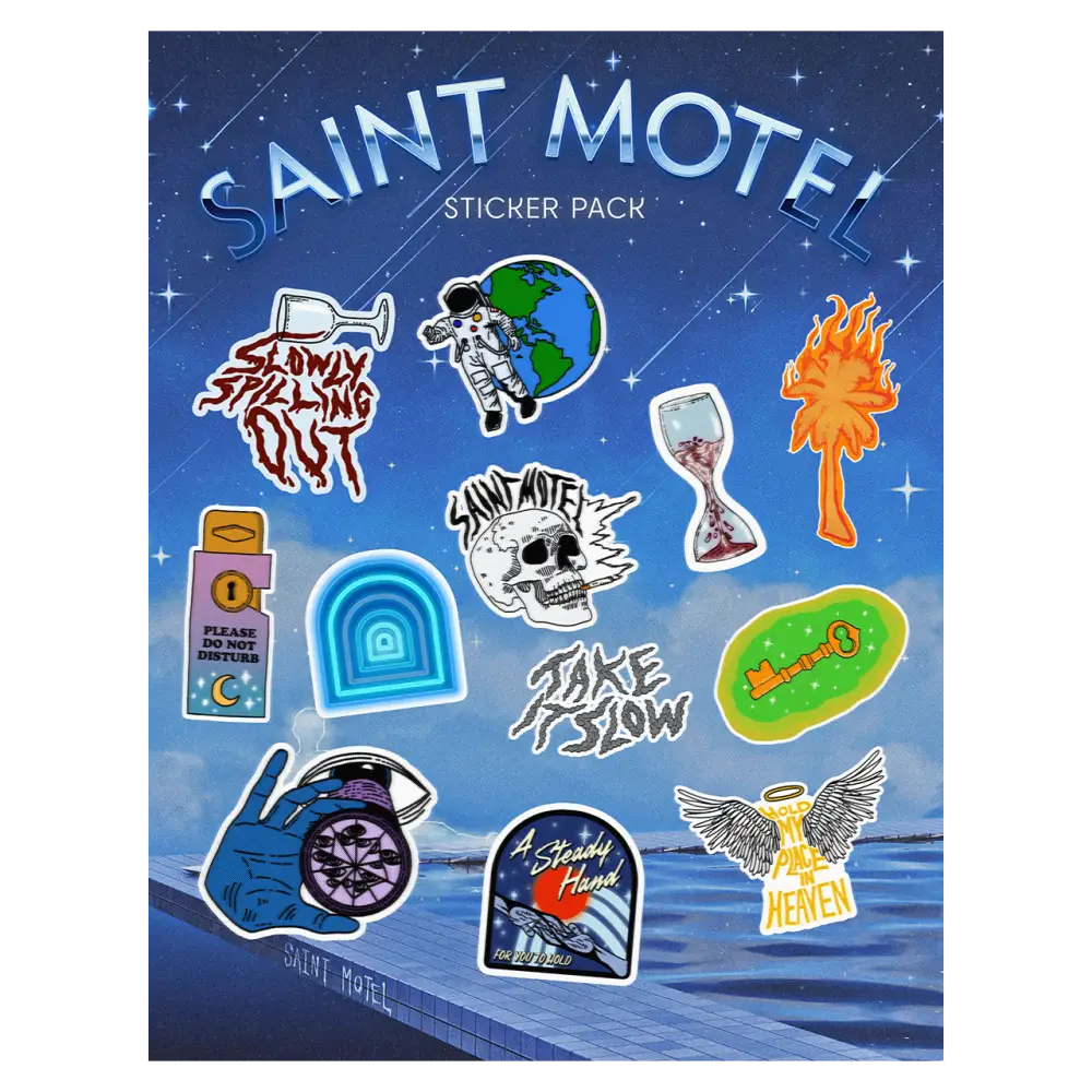 SYMPHONY IN THE SKY STICKER PACK - Saint Motel merch