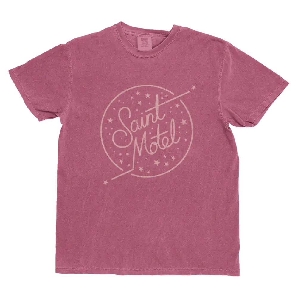 Limited Edition Star Logo Tee: Afterglow Edition - Brick / S - Saint Motel merch